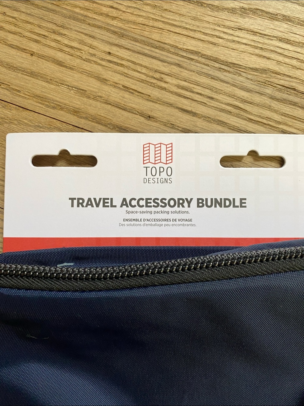 NEW Topo Designs Travel Accessory Bundle Navy 3-Piece Packing and Pouch Set - Picture 2 of 11